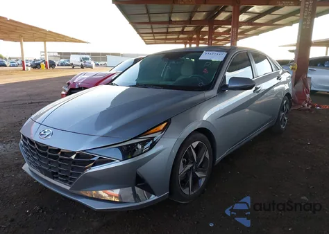 2021 Hyundai Elantra Limited from USA, damaged, VIN 5NPLP4AG7MH028883